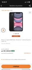 iPhone 11 64GB Apple Preto 