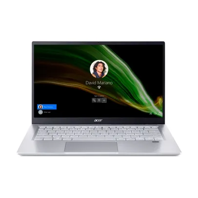 [AME R$3527] Notebook Acer Swift SF3 Ultrafino Intel Evo i5 1135g7 8GB 512 SSD 14” FHD