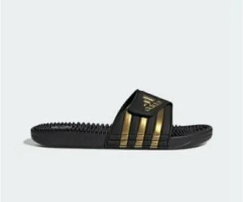 Chinelo Adissage Adidas - Preto e Dourado - R$120