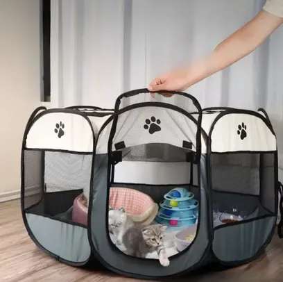 Casinha Para Pets Gatos Grandes ou Cachorro Dobrável Portátil - 4Cores