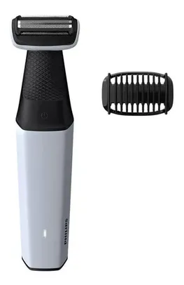 Aparador de Pelos Philips Series 3000 BG3005  branco e preto 100V/240V