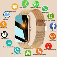 Smartwatch à prova dágua feminino