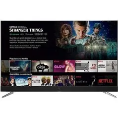 Smart TV Android LED 55" TCL C2 55C2US Ultra HD 4K Com Conversor Digital Soundbar Integrado 3 HDMI e 2 USB 120Hz - Preta | R$2.589