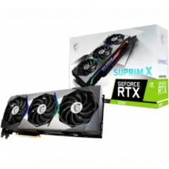 Placa de Vídeo MSI NVIDIA GeForce RTX 3080 SUPRIM X 10G, LHR, 10GB, GDDR6X, DLSS, Ray Tracing, 912-V389-215