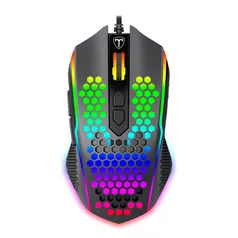 Mouse Gamer T-Dagger Imperial, RGB, 8000DPI, 8 Botoes, Preto, T-TGM310