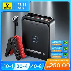 Jump Starter Power Bank, 1000A 2 em 1 baseus