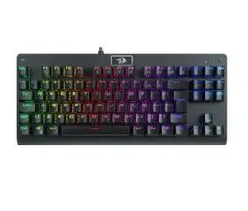 Teclado Mecânico ReDragon, Dark Avenger, RGB, ABNT2, Black, Switch Blue, K568-1