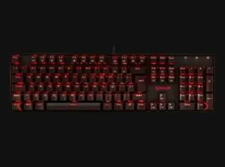 Teclado mecânico Redragon Mitra K551 switch Brown | R$ 214