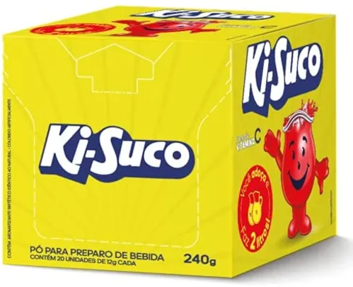 (Prime) Kisuco Salada de Frutas - 20X12G (20 pacotes de 12g) | R$10