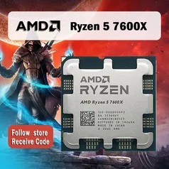 Processador AMD Ryzen 5 7600X 6 Cores 12 Threads