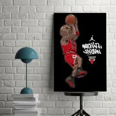 Placa Decorativa Poster Esporte Basquete - Jogador Famoso Bkt | R$13