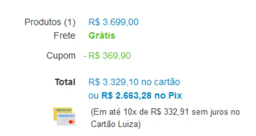 Imagen na descrição da promoção