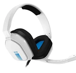 Headset Astro Gaming A10 Para Playstation, Xbox, Pc, Mac - Branco/Azul | R$349