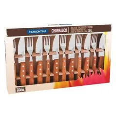 Jogo para Churrasco Jumbo 12 Peças Tramontina R$ 83