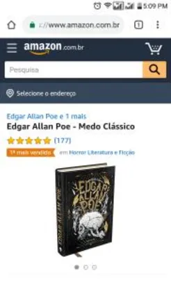 Medo Clásico de Edgar Allan Poe - Darkside books - R$30