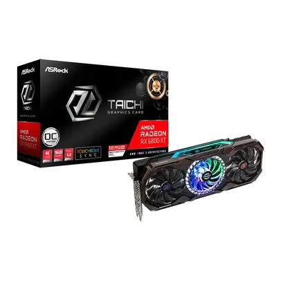 Placa de Video AsRock Radeon RX 6800 XT Taichi 16GB OC Edition GDDR6 2‎56-bit, 90-GA27ZZ-00UANF