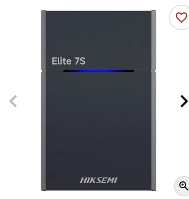 SSD Portatil Hiksemi Elite 7S, 2TB, USB 3.2/USB-C, Cinza, HS-ESSD-ELITE-7S-2T