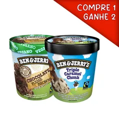 Compre 1 Leve 2 - Kit 2 Sorvetes Ben & Jerry's por R$51,34