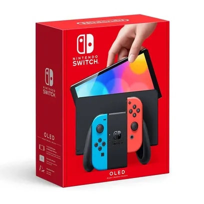 Foto do produto Console Nintendo Switch Tela Oled 7 Polegadas 64GB Neon