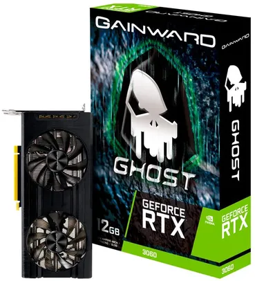 [PRIME] Placa de Vídeo Gainward - GeForce RTX 3060, 12GB GDDR6, GHOST Series