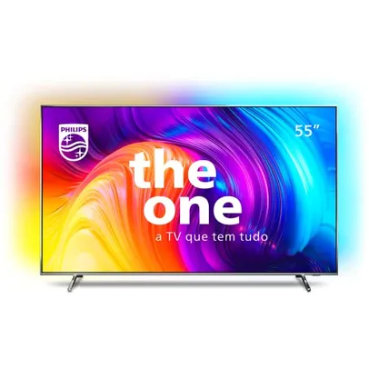 Philips Smart TV 55" 4K 120 Hz THE ONE Android, Ambilight, P5, DTS Play-Fi, Freesync, Dolby Vision