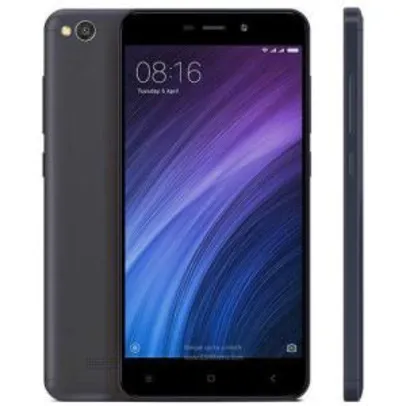 Smartphone Xiaomi Redmi 4a Dual Chip Android 6.0 Tela 5.0 32gb 4g Câmera 13mp - Preto - R$ 508