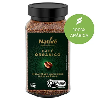 [PRIME] Café Orgânico Solúvel Liofilizado Native 90g | R$14