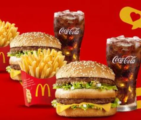 McDonald's Passa no Drive - 2 McOfertas Médias Big Mac - R$33