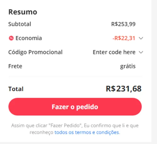 Imagen na descrição da promoção