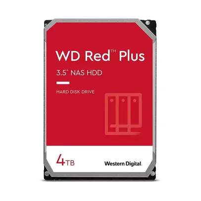 HD WD Red Plus, 4TB, 5400 RPM, 3.5', SATA - WD40EFPX