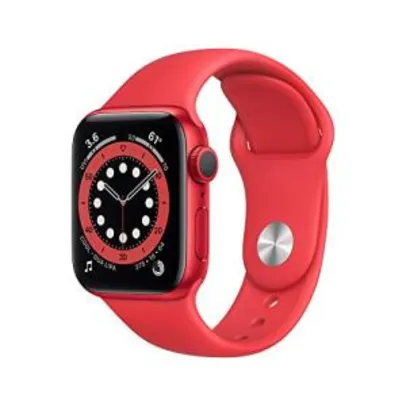 Apple Watch Serie 6 GPS 40MM Vermelho - R$2691