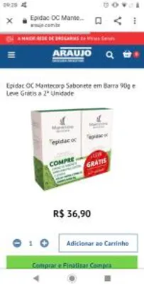 Sabonete mantercorp para acne | R$37