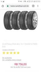 Kit 4 Pneus Pirelli 175/65 r14