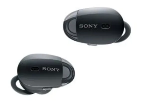 Fone de ouvido intra auricular sem fio Sony WF-1000X com Noise cancelling 1000X