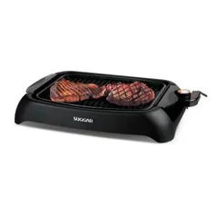 Churrasqueira Elétrica Preta 127V Suggar Grill - R$ 81