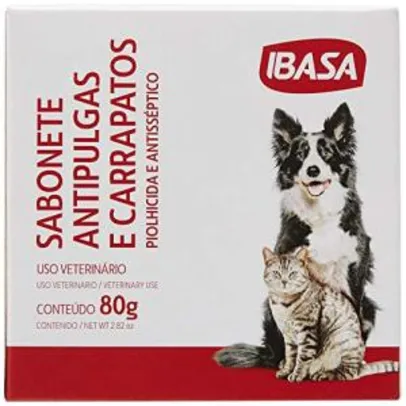 [PRIME] SABONETE ANTIP Ibasa para Cães - R$6