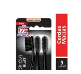 Escova Colgate Slim Soft Black - 50% Off