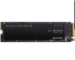 SSD WD Black SN750, 500GB, M.2, NVMe, Leitura 3470MB/s, Gravação 2600MB/s - [R$ 599,90 à vista no boleto bancário]