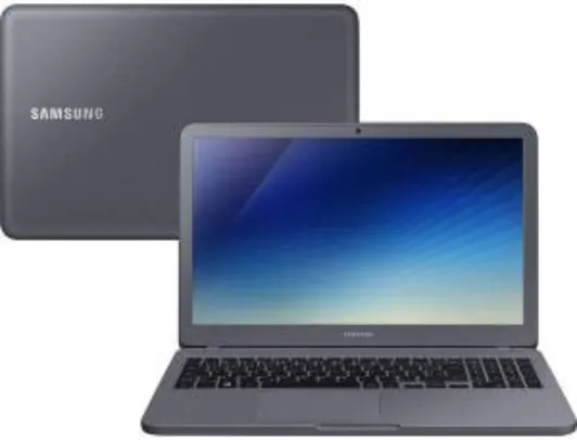 Notebook Samsung Expert X20 8ª Intel Core I5 , 4GB RAM, HD 1TB , Tela LED Full HD 15,6" Windows 10 , Cinza - NP350XBE-KFWBR