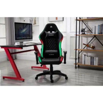 Saindo por R$ 998: Cadeira Gamer Ergonômica Fusion Led Rgb - Couro PU Preto | R$998 | Pelando