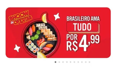 Tudo por R$4,99 no IFOOD 