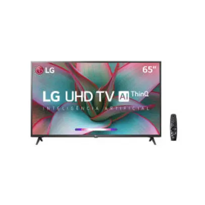 Smart TV LED 65" LG 65UN7310 4K ThinQ + Smart Magic | R$3.999