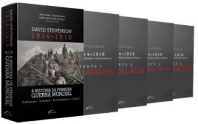 Box - A História da Primeira Guerra Mundial - 1914-1918 - 4 Volumes por R$ 35