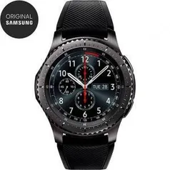 [AME + 1 x no Cartão ]Gear S3 Frontier Preto - Samsung por R$ 880 ( com AME)