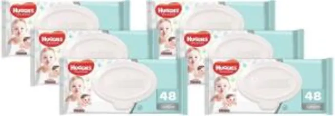 [C. OURO] Lenços Umedecidos Huggies One & Done - 48 Unidades Cada 6 Pacotes R$31