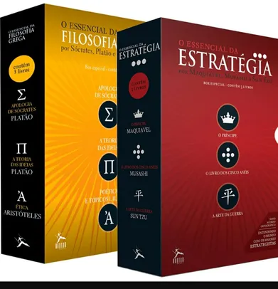 Box O Essencial da Estratégia + Box O Essencial da Filosofia | R$24