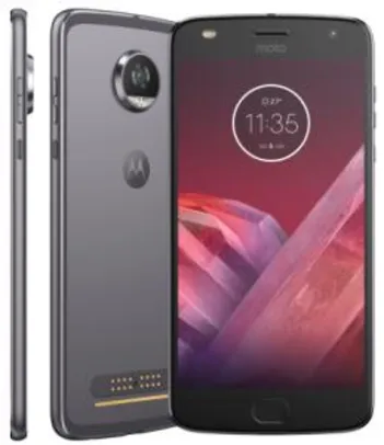 Smartphone Motorola Moto Z2 Play 5,5 Android™ 7.1.1 Nougat Câm 12Mp 64Gb R$1.583