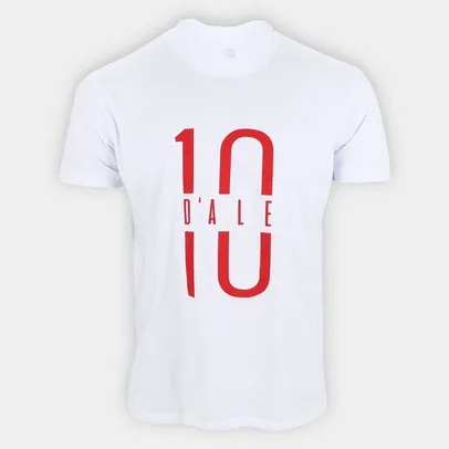 Camiseta Internacional D&#39;Alessandro 10 RetrôMania Masculina