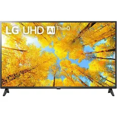 Smart TV 43 LG 4K UHD 43UQ7500 Wi-Fi Bluetooth modelo 2022 