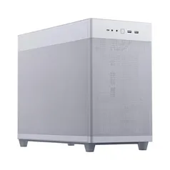 (Primeira compra no App) Gabinete Asus Prime AP201 Mesh, Mini Tower, Micro-ATX, Branco